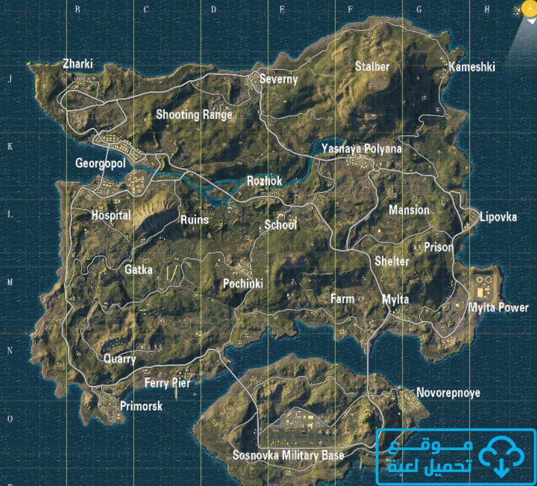 تحميل لعبة ببجي الكورية للكمبيوتر تنزيل PUBG Mobile KR 1.5 22 خريطة ارانغل وهي الاكثر شهرة