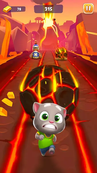 تحميل لعبة Talking Tom Gold Run 2 مهكرة